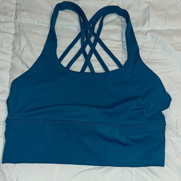CRZ YOGA Other - EUC CRZ Yoga NakedFeel Strappy Longline Sports Bra